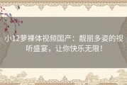 小12萝裸体视频国产：靓丽多姿的视听盛宴，让你快乐无限！