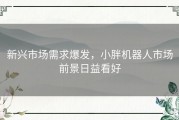 新兴市场需求爆发，小胖机器人市场前景日益看好