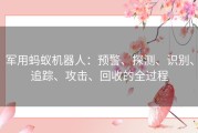 军用蚂蚁机器人：预警、探测、识别、追踪、攻击、回收的全过程