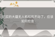 刚买的大疆无人机相机不动了，应该如何检查