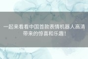 一起来看看中国首款表情机器人高清带来的惊喜和乐趣！