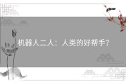 机器人二人：人类的好帮手？