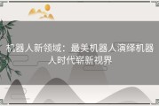 机器人新领域：最美机器人演绎机器人时代崭新视界