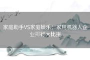 家庭助手VS家庭娱乐：家用机器人企业排行大比拼