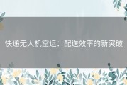 快递无人机空运：配送效率的新突破