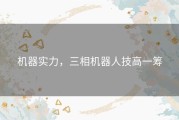 机器实力，三相机器人技高一筹