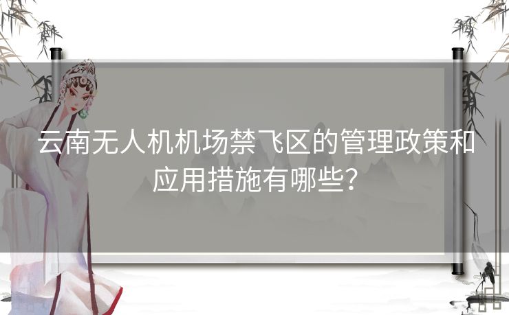 云南无人机机场禁飞区的管理政策和应用措施有哪些？