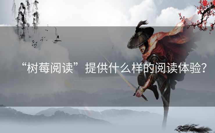 “树莓阅读”提供什么样的阅读体验？